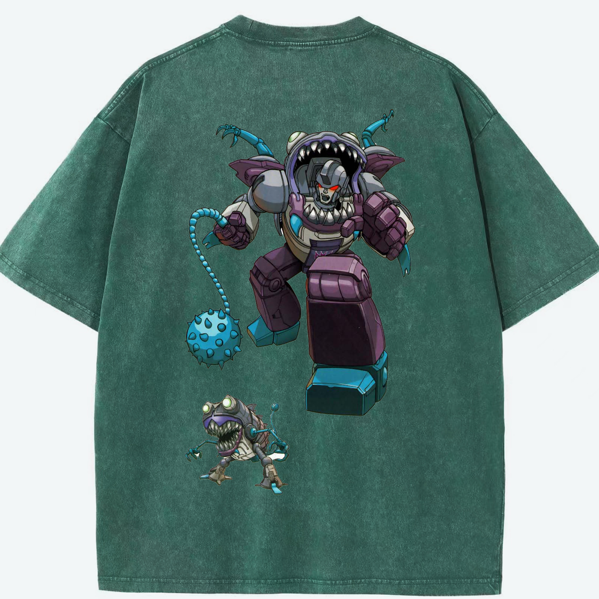 （画像用）  綿100% ヴィンテージ風 半袖Tシャツ（背面プリント）